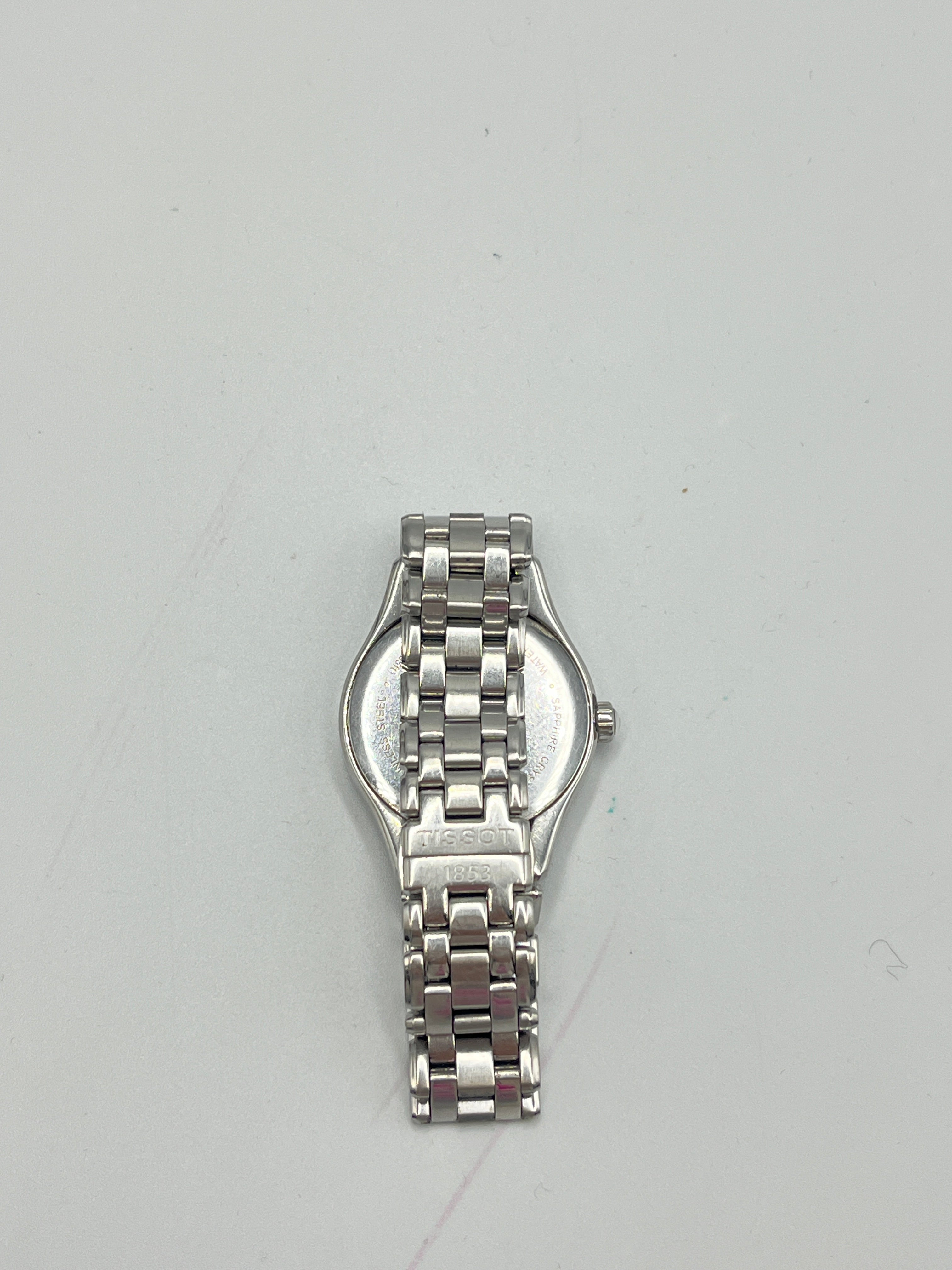 Tissot T-Classic Stainless Steel Ladies Watch - White Dial with Roman Numerals