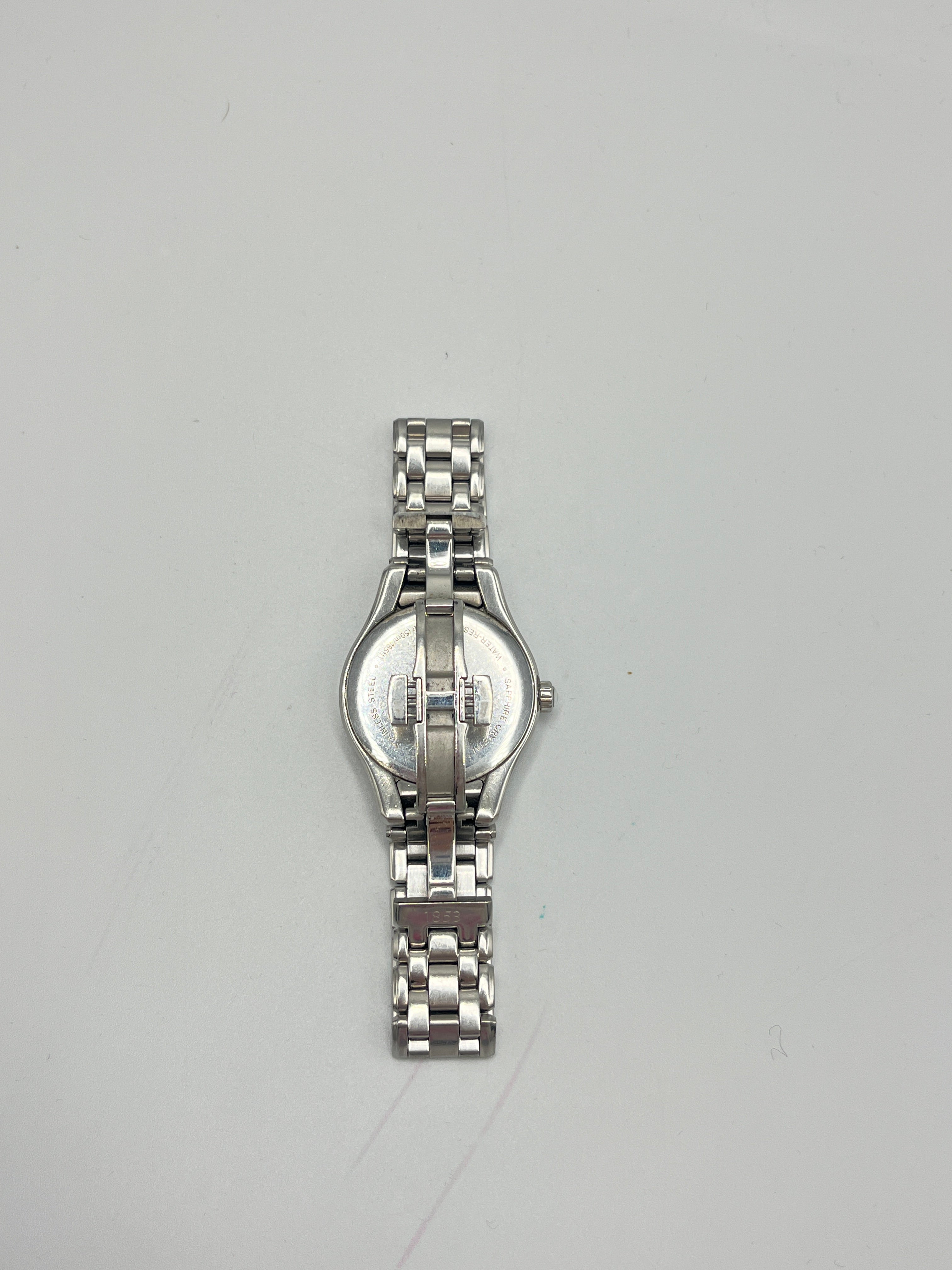 Tissot T-Classic Stainless Steel Ladies Watch - White Dial with Roman Numerals
