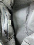 Gucci Vintage Navy GG Canvas Web Boston Duffle Bag with Red/Navy Web Stripe | Designer Resale