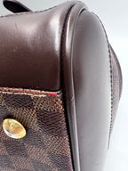 Louis Vuitton Damier Ebene Berkeley Bag (2009) with Gold Inventeur Plaque | Designer Resale