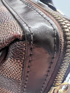 Louis Vuitton Damier Ebene Berkeley Bag (2009) with Gold Inventeur Plaque | Designer Resale