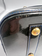 Louis Vuitton Monogram Vernis Alma PM Bag in Dark Navy Blue | Designer Resale