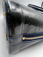 Louis Vuitton Monogram Vernis Alma PM Bag in Dark Navy Blue | Designer Resale