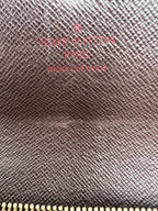 Louis Vuitton Damier Ebene Sarah Wallet