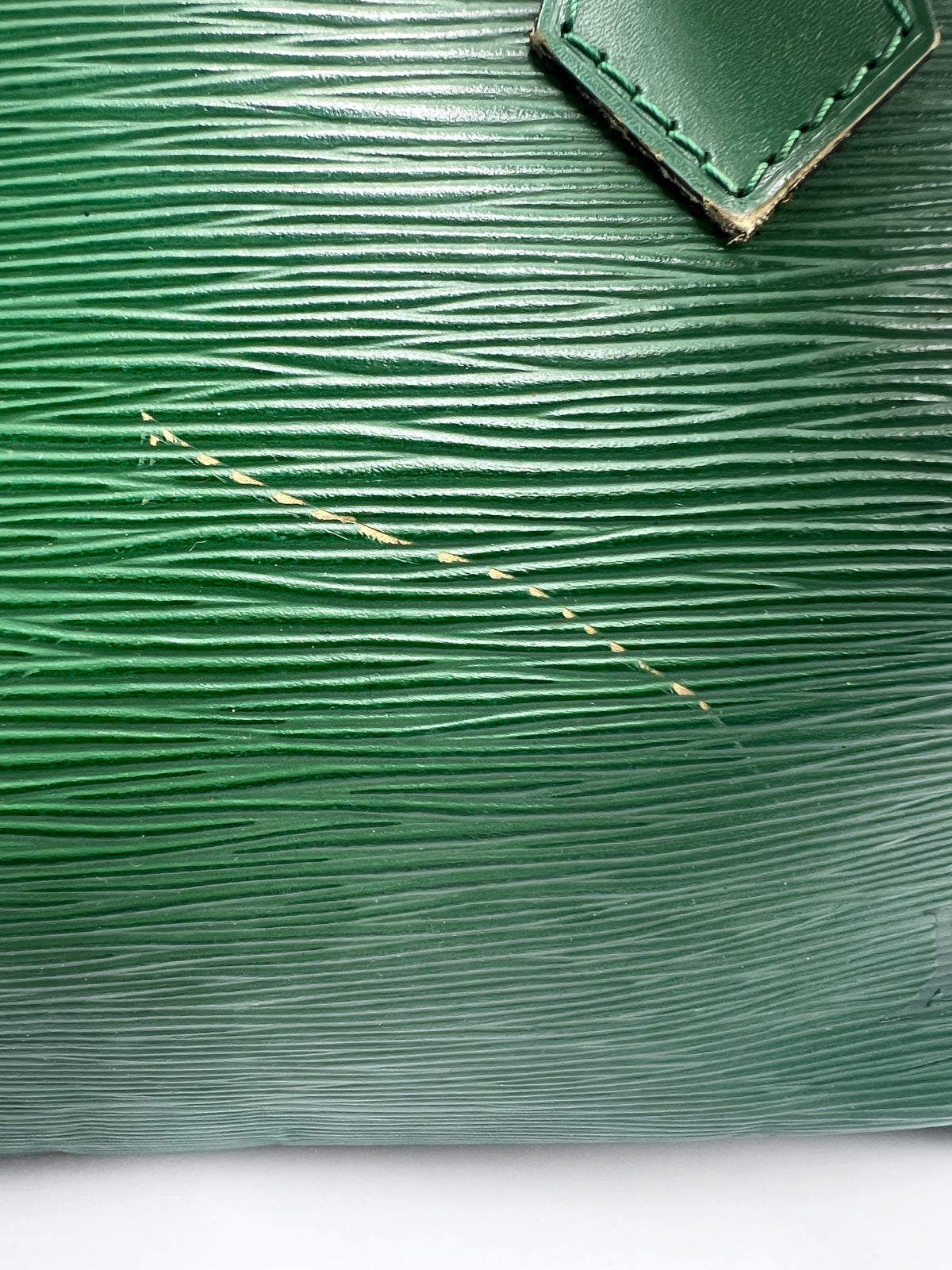 Louis Vuitton Epi Leather Speedy 25 Handbag in Borneo Green (1994) | Designer Resale