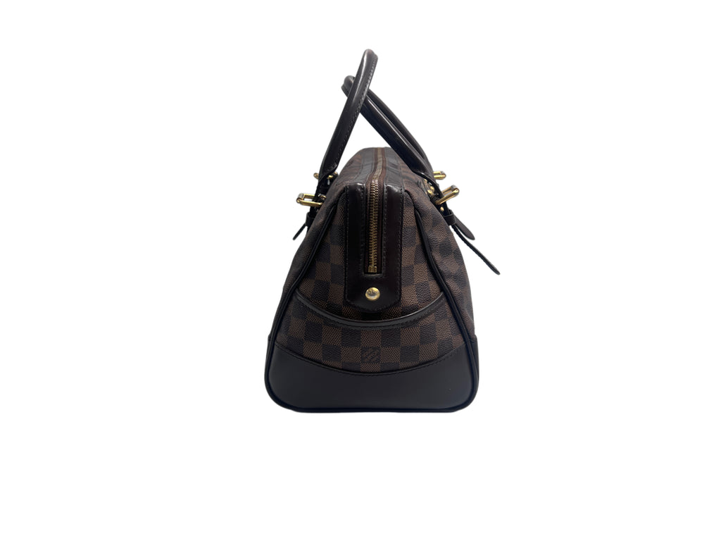 Louis Vuitton Damier Ebene Berkeley Bag (2009) with Gold Inventeur Plaque | Designer Resale