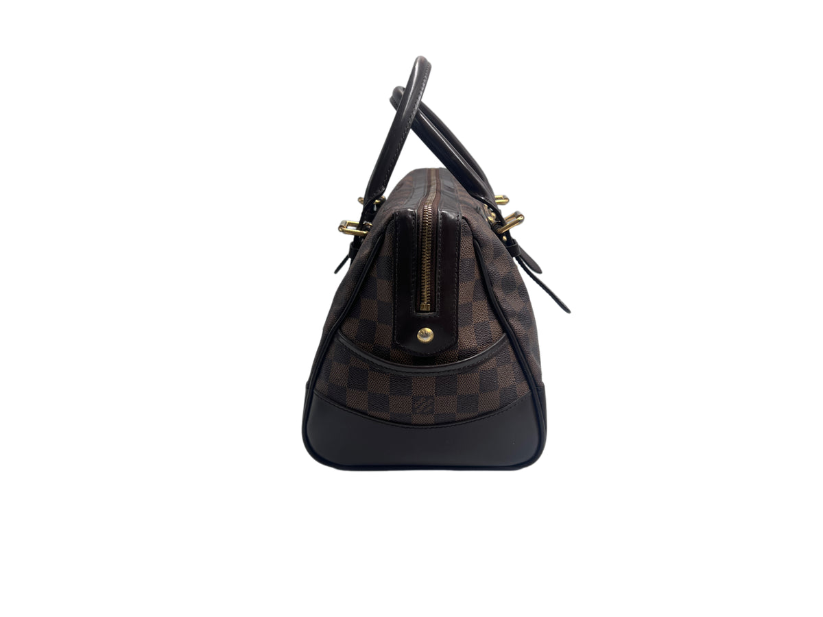 Louis Vuitton Damier Ebene Berkeley Bag (2009) with Gold Inventeur Plaque | Designer Resale