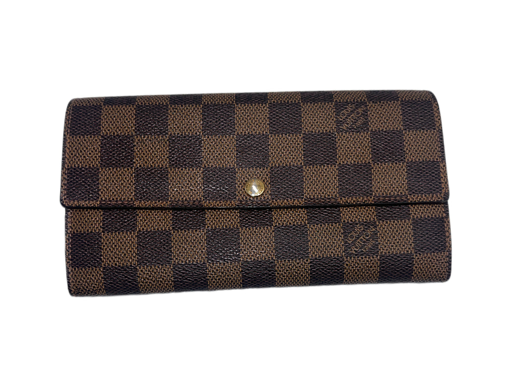 Louis Vuitton Damier Ebene Sarah Wallet