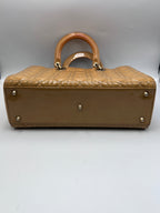 Christian Dior Large Lady Dior Patent Leather Bag