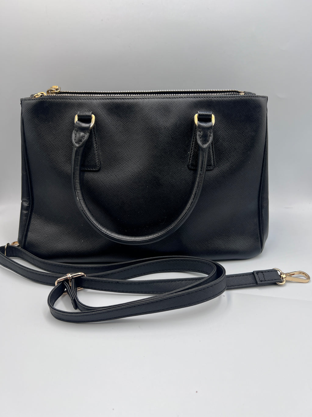 Prada Saffiano Leather Medium Tote Bag