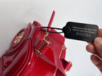 Braccialini Novelty Red Car Shaped Crossbody Top Handle Bag