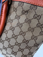 Gucci GG Canvas Web Stripe Medium Tote Bag