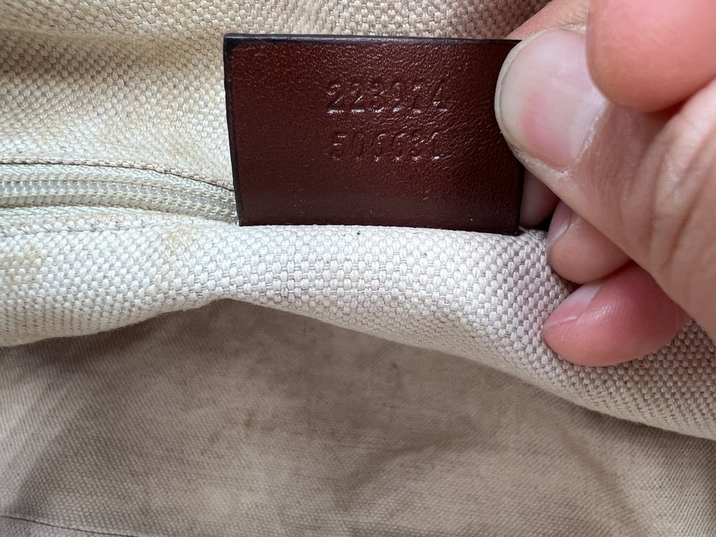 Gucci GG Canvas Sukey Medium Satchel Bag