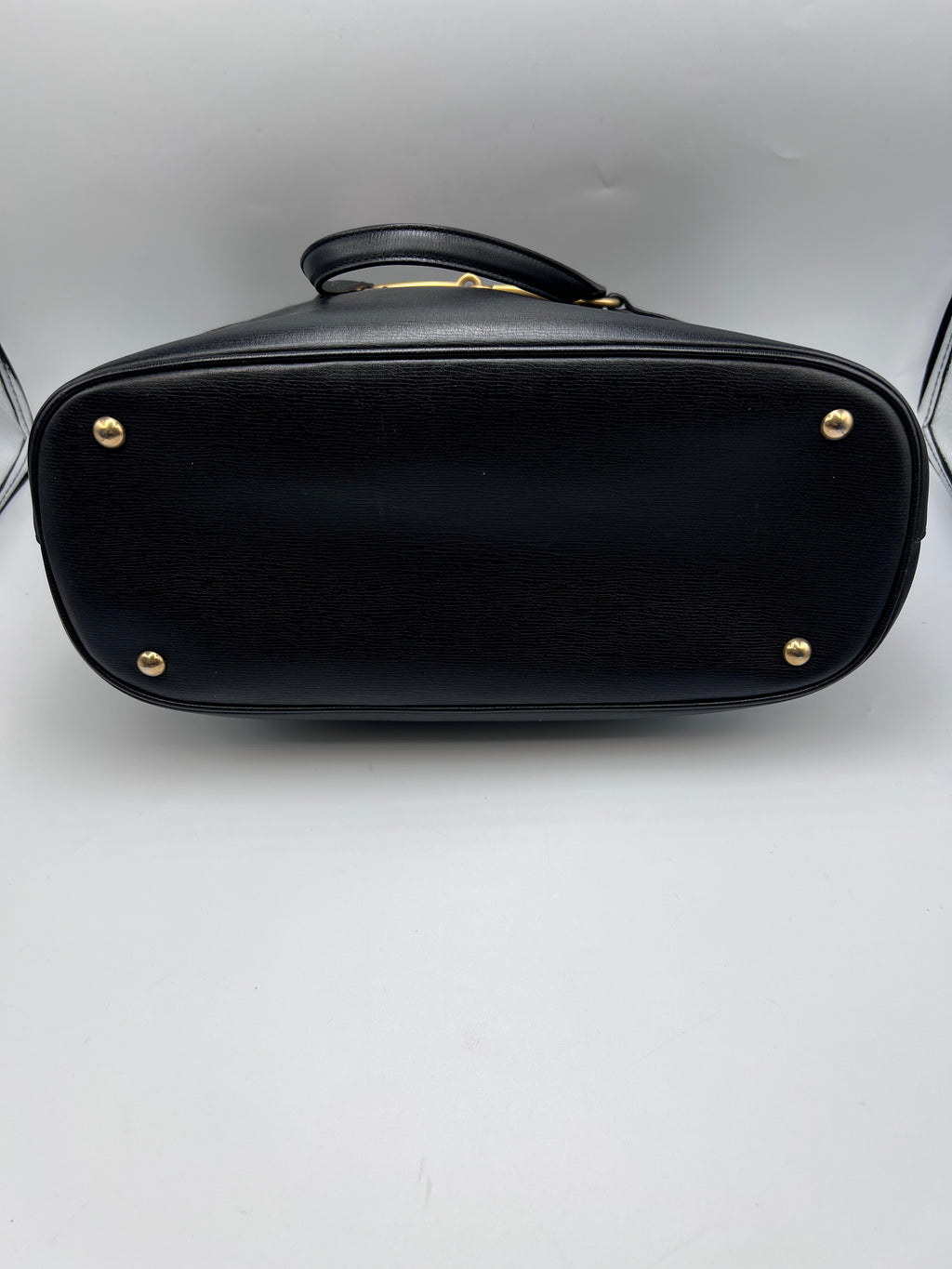 Gucci Horsebit 1955 Medium Leather Tote Bag Black