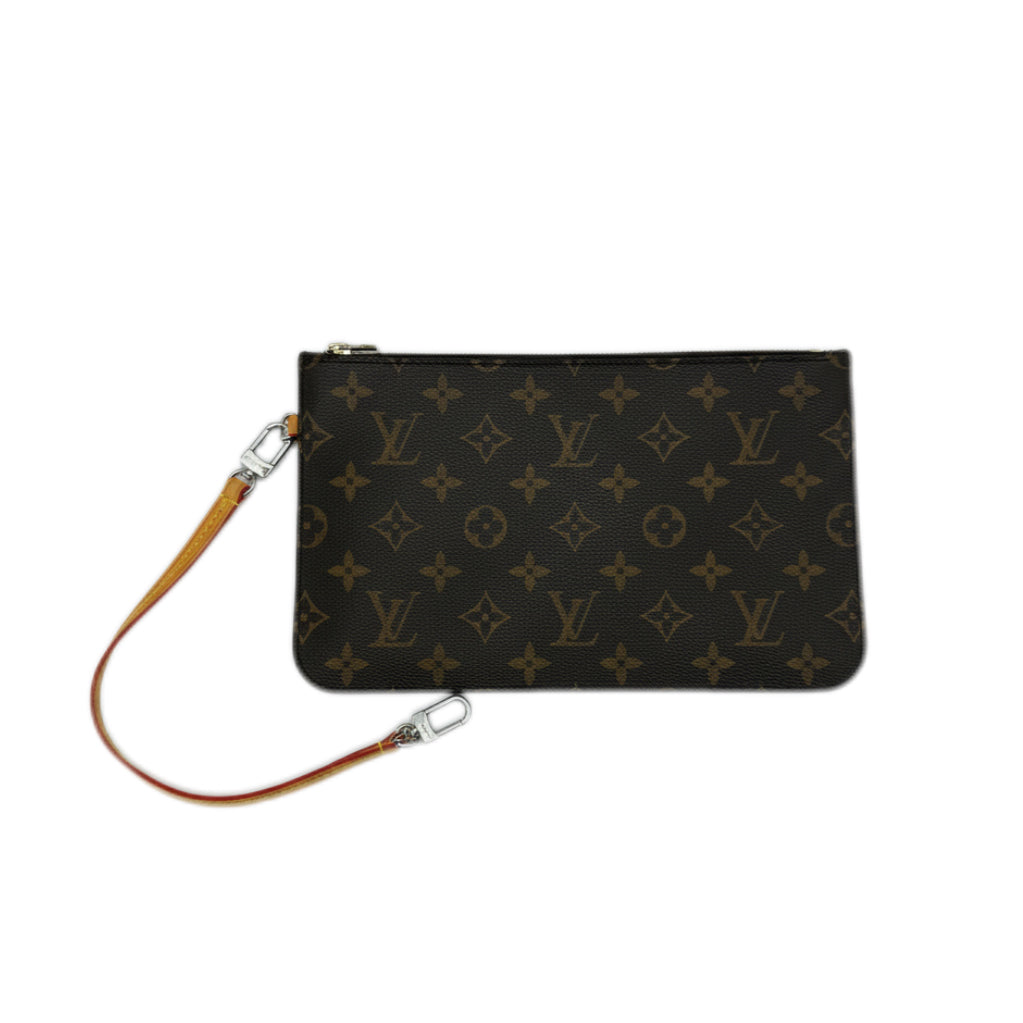 Louis Vuitton Neverfull Pouch – Monogram Canvas – Authentic Pre-owned Wristlet Clutch