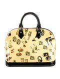 Louis Vuitton Monogram Vernis "Stickers" Alma PM