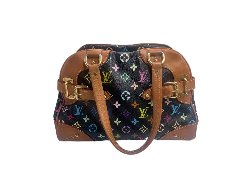 Louis Vuitton Monogram Multicolore Claudia Bag in Black Canvas (2010) | Designer Resale