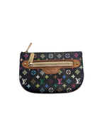 Louis Vuitton Monogram Multicolore Key Pouch / Pochette Clés in Black (Noir)