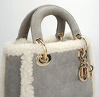 Mini Lady Dior Suede Satchel