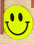 Loewe Smiley Raffia Basket