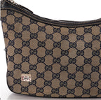 Vintage Gucci GG Canvas Pochette - Beige Monogram Mini Bag