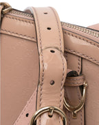 Gucci Microguccissima Patent Leather Dome Bag - Beige Nude