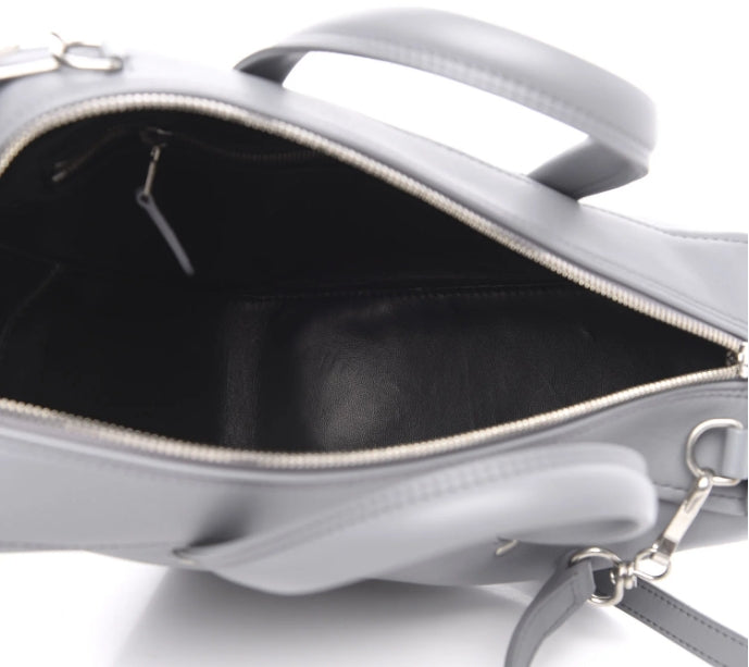Balenciaga Calfskin S Triangle Duffle Grey Bag