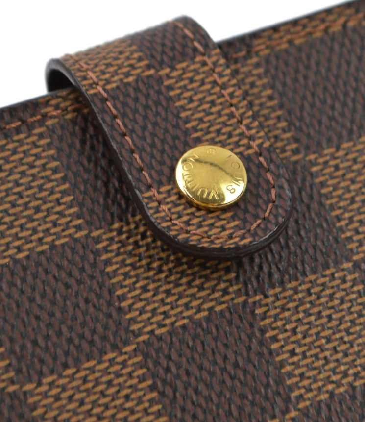 Louis Vuitton Damier Ebene Small Ring Agenda PM Cover