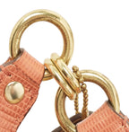 Coach Beige/Orange Art Fabric Hailey Hobo Bag