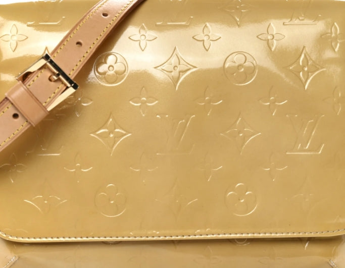 Louis Vuitton Thompson Street Shoulder Bag Monogram Vernis Leather – Yellow