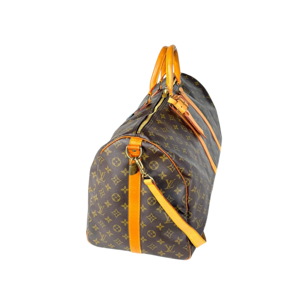 Louis Vuitton Keepall Bandoulière 50 Monogram Canvas Travel Duffle Bag