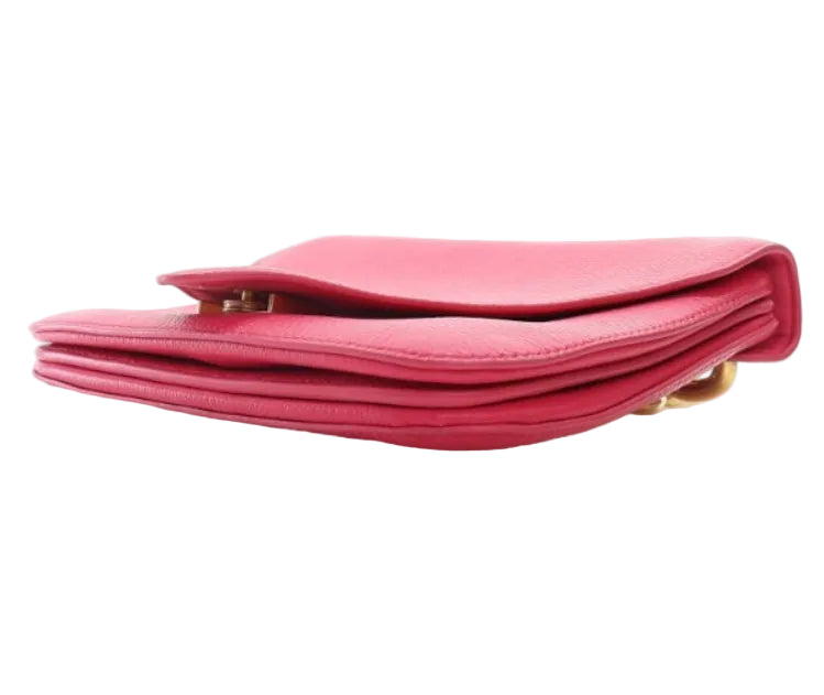 Bottega Veneta Pink Mount Messenger Bag