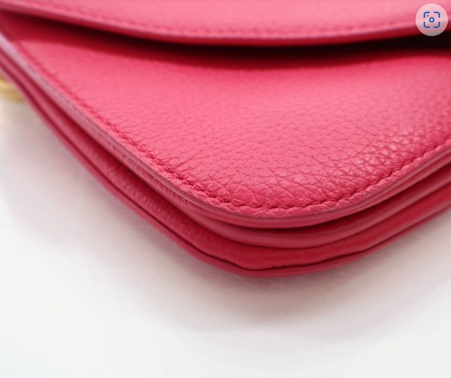 Bottega Veneta Pink Mount Messenger Bag