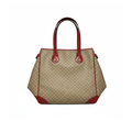 authentic vintage beige celine monogram leather tote bag in good condition for sale 