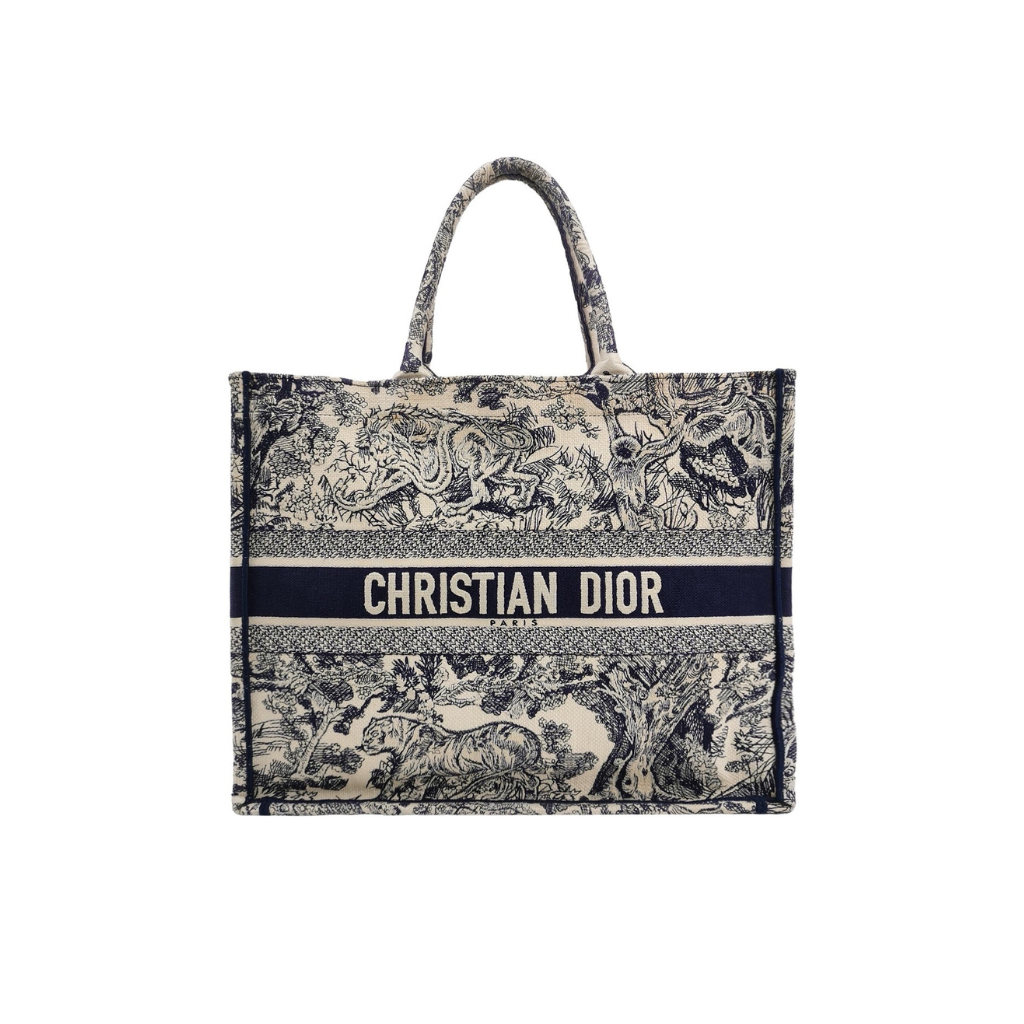 secondhand authentic women's Designer handbag with intricate pattern and Christian Dior branding in great condition for sale 