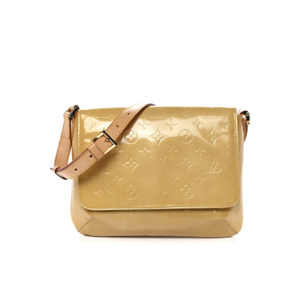 Louis Vuitton Thompson Street Shoulder Bag Monogram Vernis Leather – Yellow