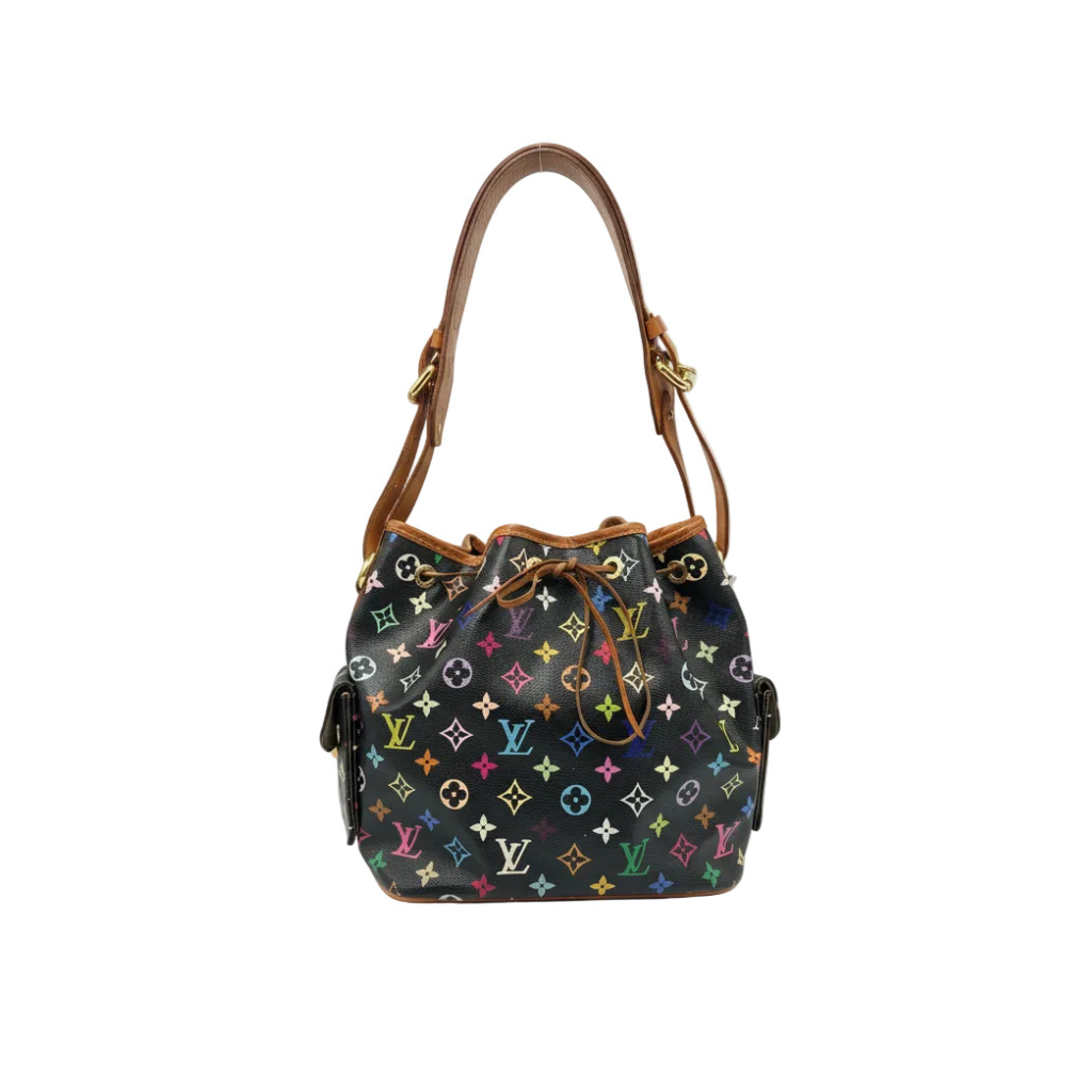 authentic preloved louis vuitton murakami neo bucket bag in good condition for sale 