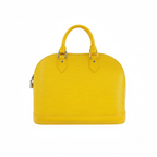 authentic preloved louis vuitton alma pm in yellow epi leather in great condition 