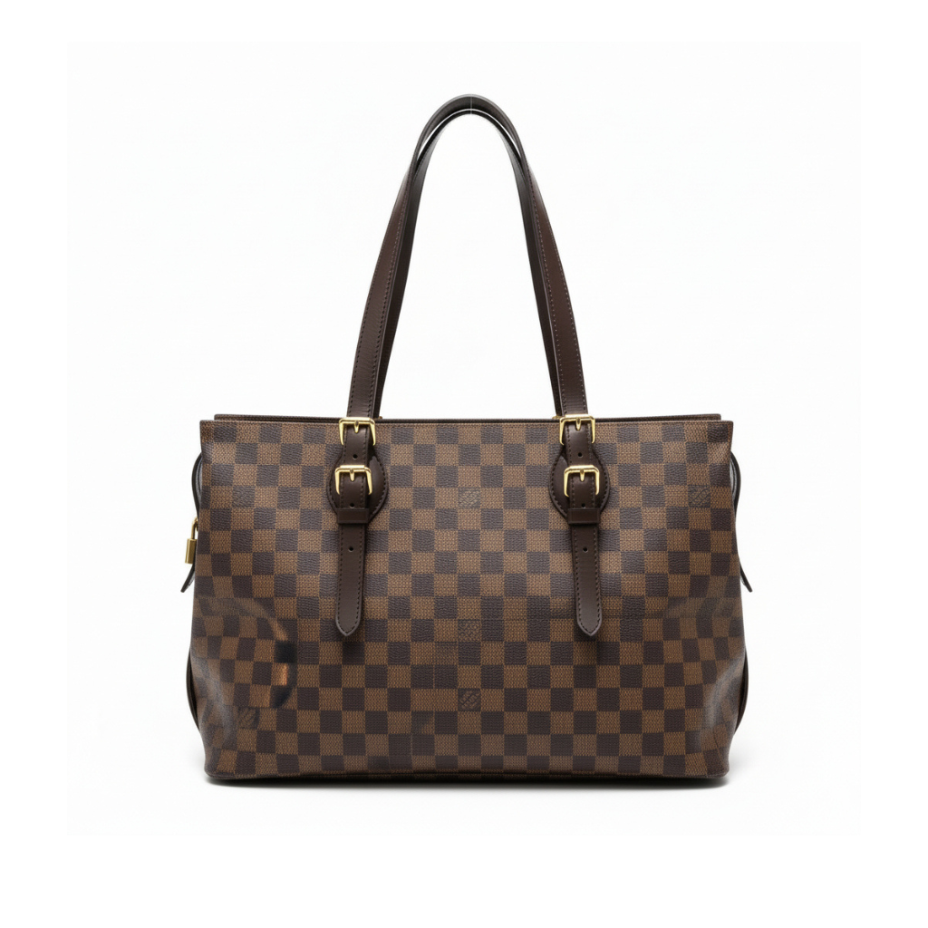 authentic used louis vuitton chelsea  in damier ebene tote bag in very good condition  for sale 