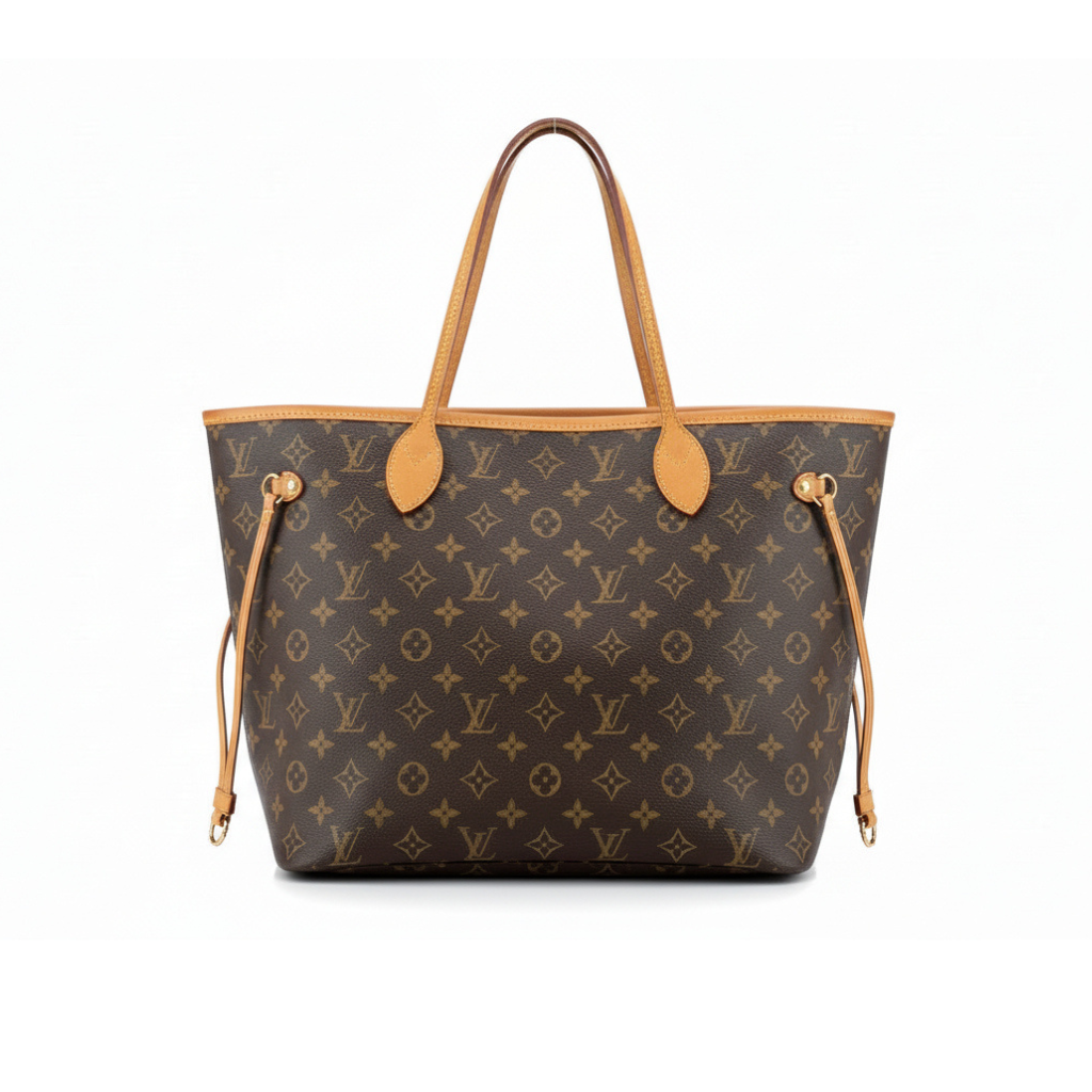 authentic preloved classic louis vuitton neverfull mm tote bag in monogram for sale 