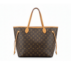 authentic preloved classic louis vuitton neverfull mm tote bag in monogram for sale 