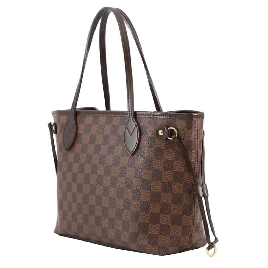 Pre-owned Louis Vuitton Neverfull PM Damiere EbeneTote