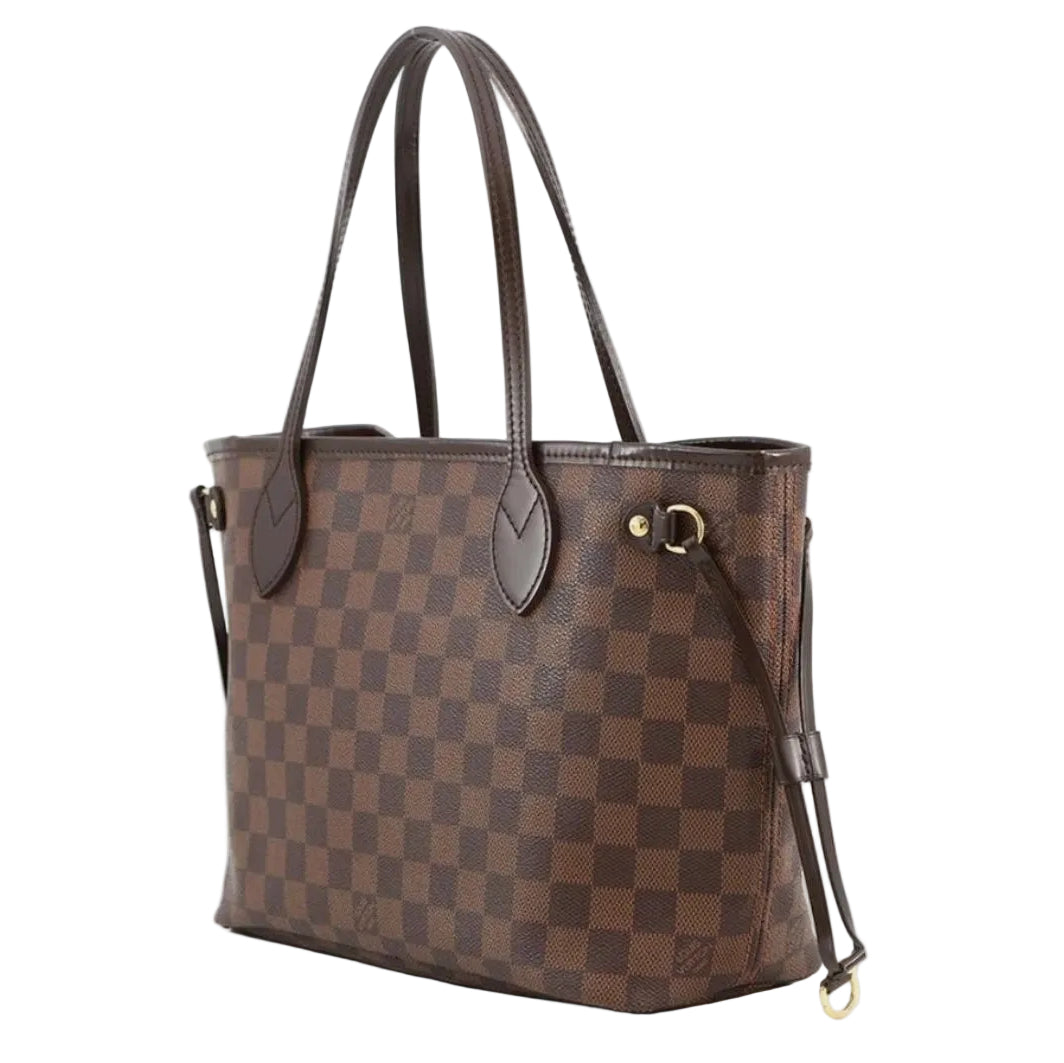 Pre-owned Louis Vuitton Neverfull PM Damiere EbeneTote