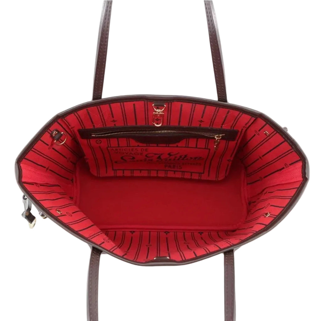 Pre-owned Louis Vuitton Neverfull PM Damiere EbeneTote