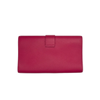 Saint Laurent Ligne Y Clutch – Fuchsia Pink Calfskin Leather – Classic Gold Y-Hardware