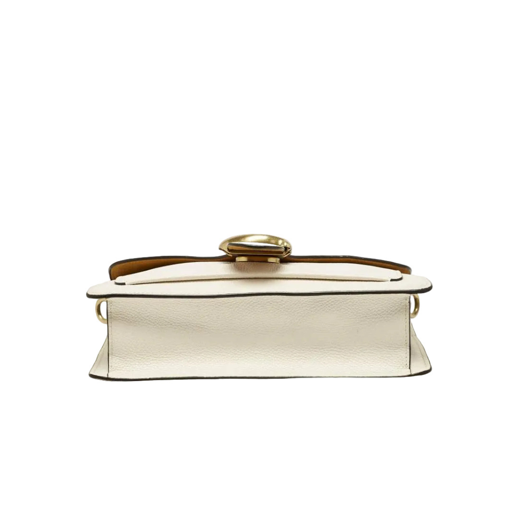 Coach Tabby Shoulder Bag 26 in Chalk Polished Pebble Leather