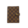 Louis Vuitton Damier Ebene Small Ring Agenda PM Cover