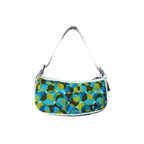 Celine Polka Dot Canvas Shoulder Bag