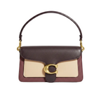 Coach Tabby Shoulder Bag 26 in Multi-Tone Purple & Nude Colorblock Leather | Designer Resale