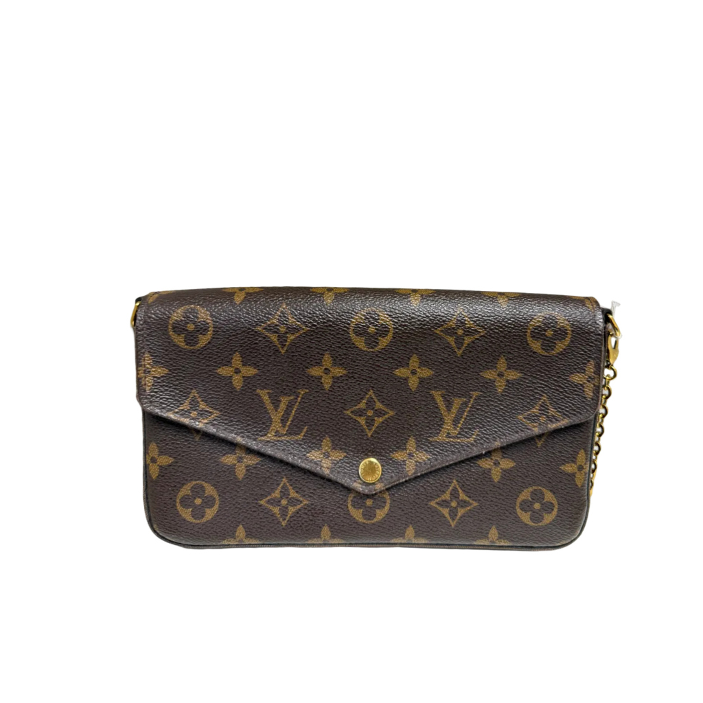 Pre-owned Louis Vuitton Félicie Pochette – 2017- Monogram Canvas –  3-in-1 Chain Wallet